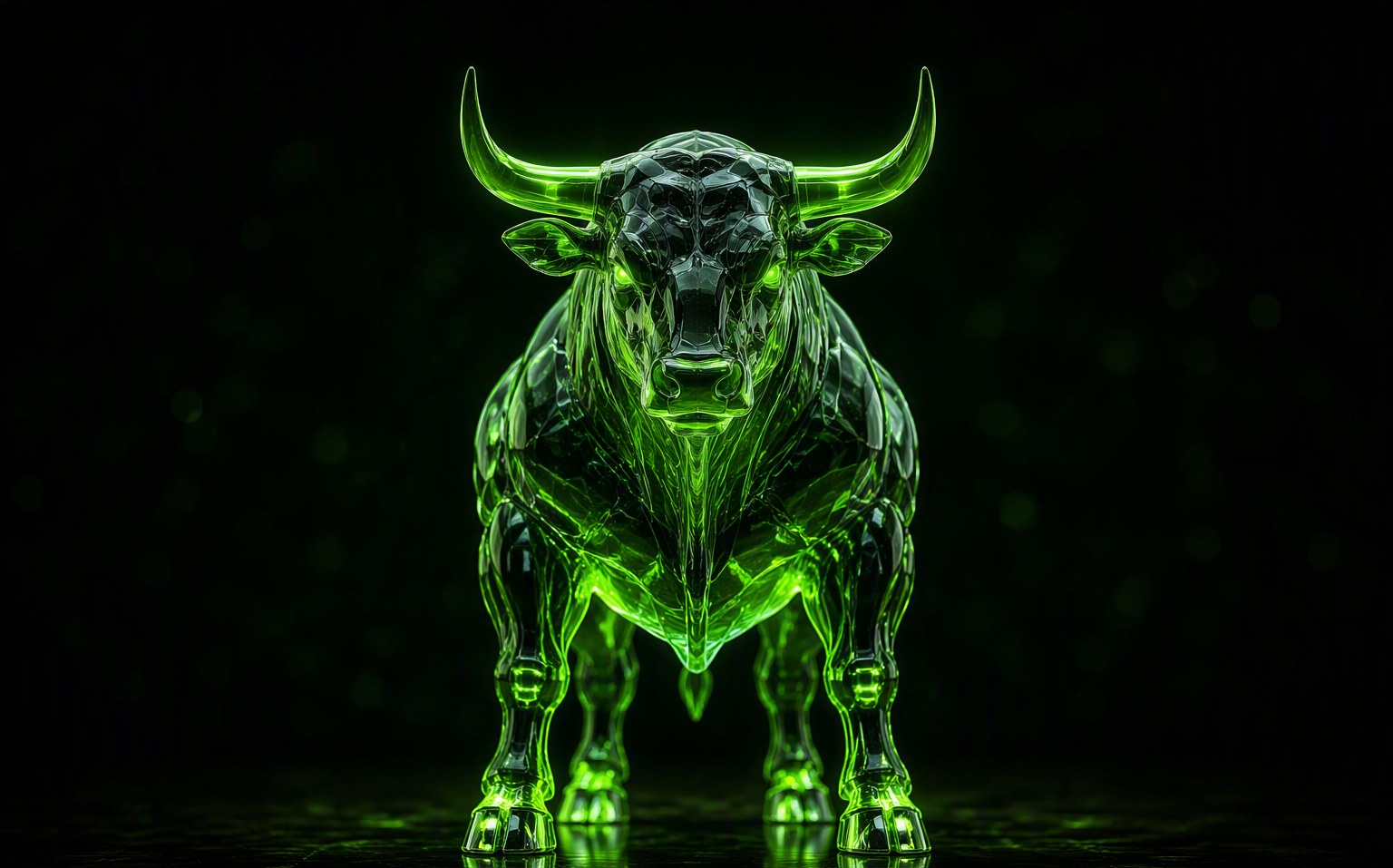 Toro 3D neon — la Prop Firm